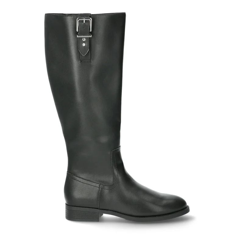 Time and Tru Women's Riding Boots, Wide Width Available | Walmart (US)