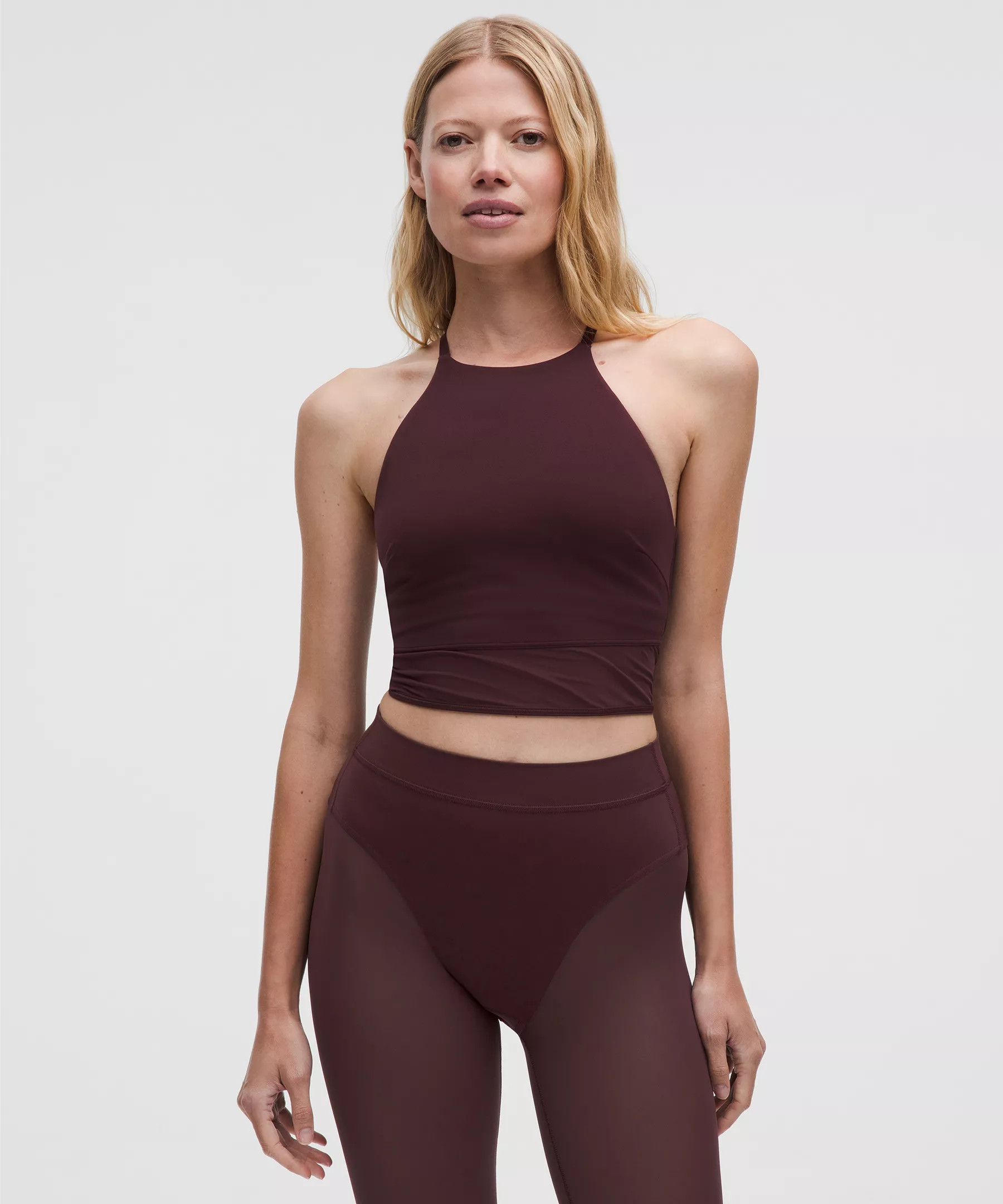 Nulu High-Neck Mesh-Hem Tank Top | Lululemon (US)