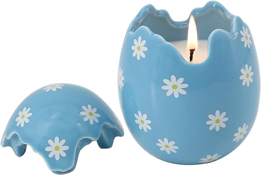 Easter Decor - Easter Eggs Scented Candle, Easter Gifts for Women, Lavender Candles(8.5oz) | Amazon (US)