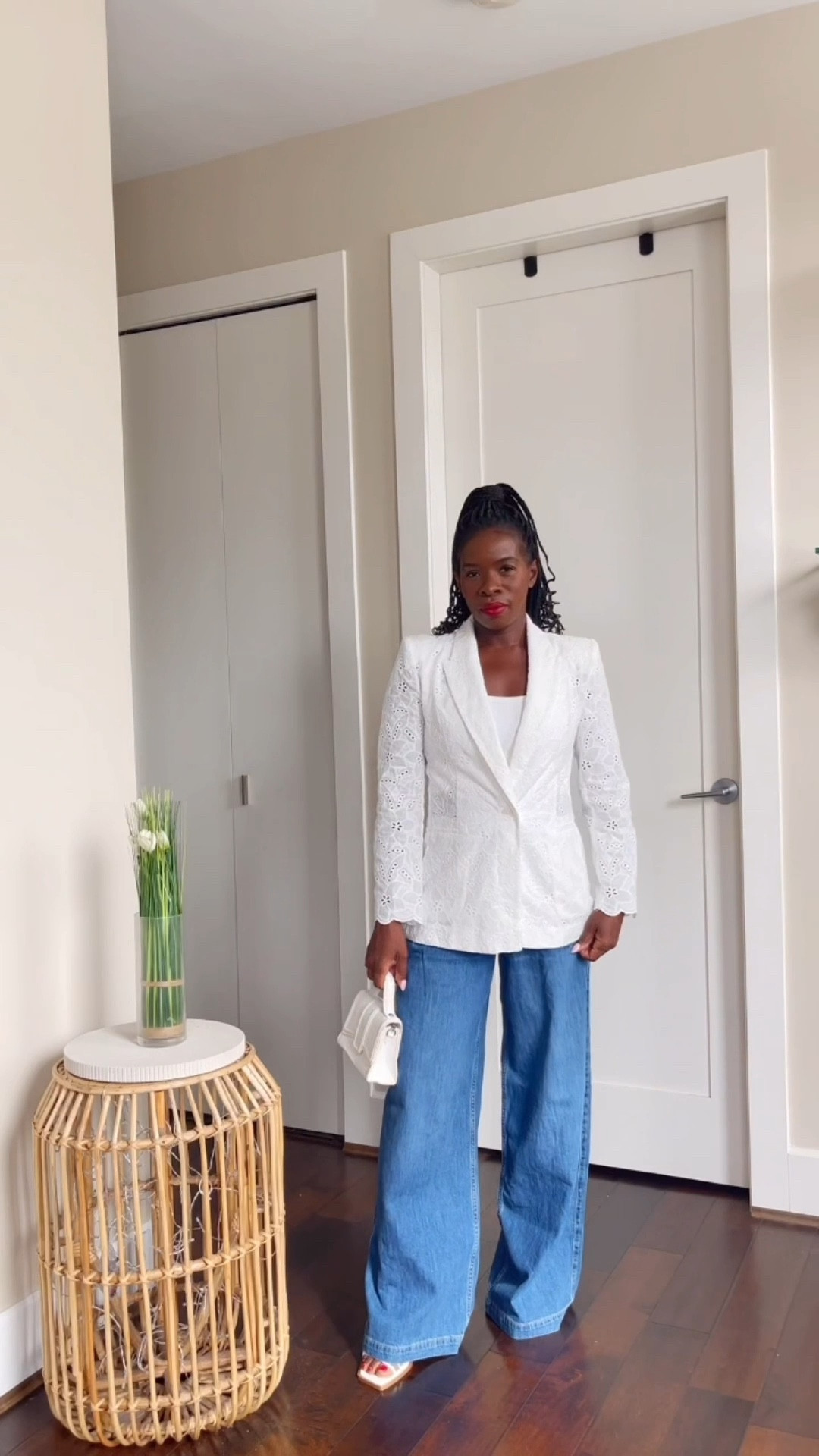 This eyelet blazer is very versatile 

#LTKWorkwear #LTKOver40 #LTKSeasonal