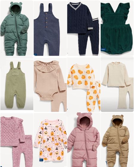 40% off baby and toddler today! 
Cute fall finds. I’m dying over that navy sweater set and of course the pumpkin sweat suit for my matching littles. 

#LTKfamily #LTKbaby #LTKSale
