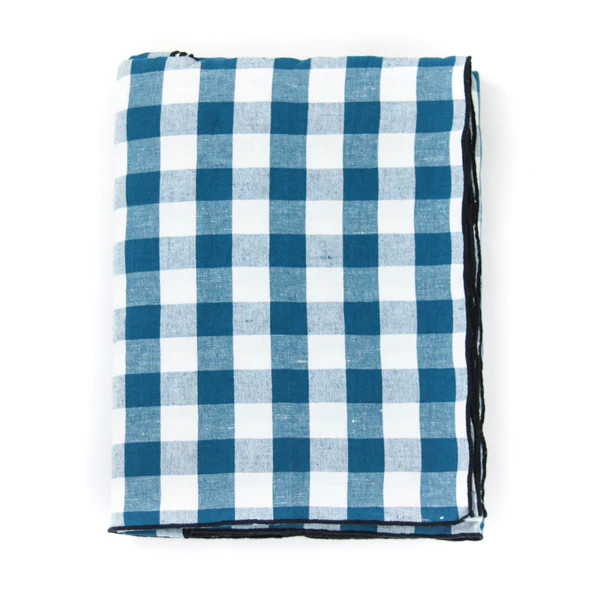 Gingham Tablecloth, Canard | The Avenue