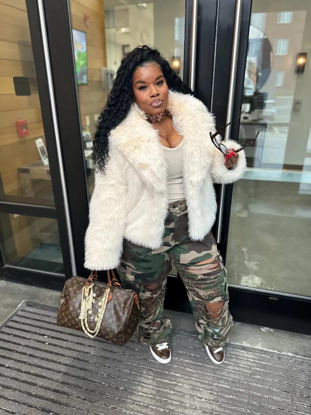 Distressed Camo Cargo Pants - Etsy | Etsy (US)