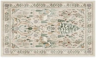 RUGGABLE Machine Washable Christmas Area Rug – Juniper Multicolor 3x5, Neutral, Stain-Resistant... | Amazon (US)