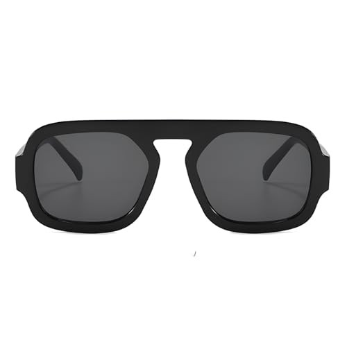 ADE WU Trendy Square Sunglasses for Women Men,Vintage Square Aviator Sunglasses Fashion 70s Inspi... | Amazon (US)