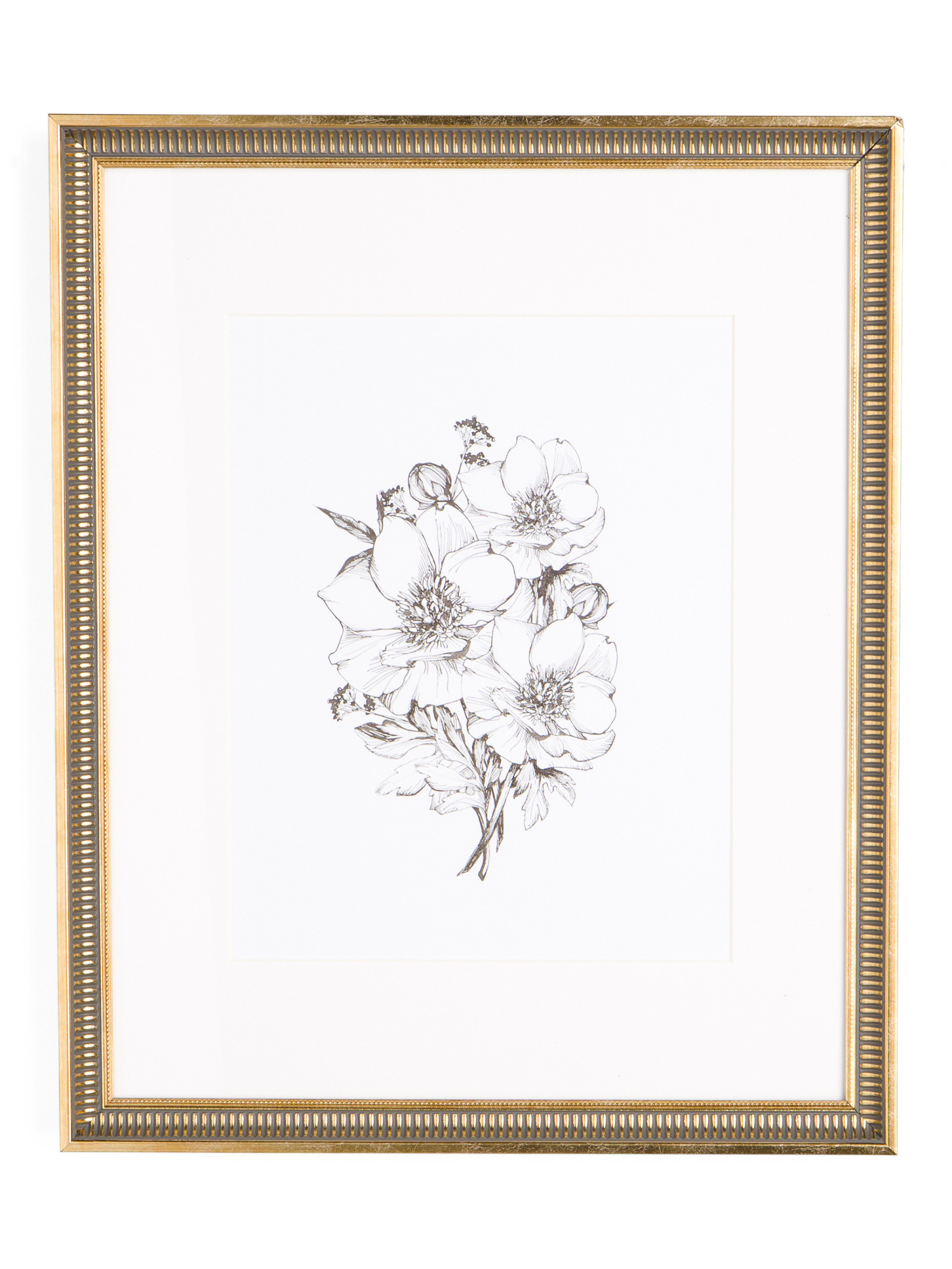 16x20 Matted To 11x14 Scoop Brass Wall Picture Frame | TJ Maxx