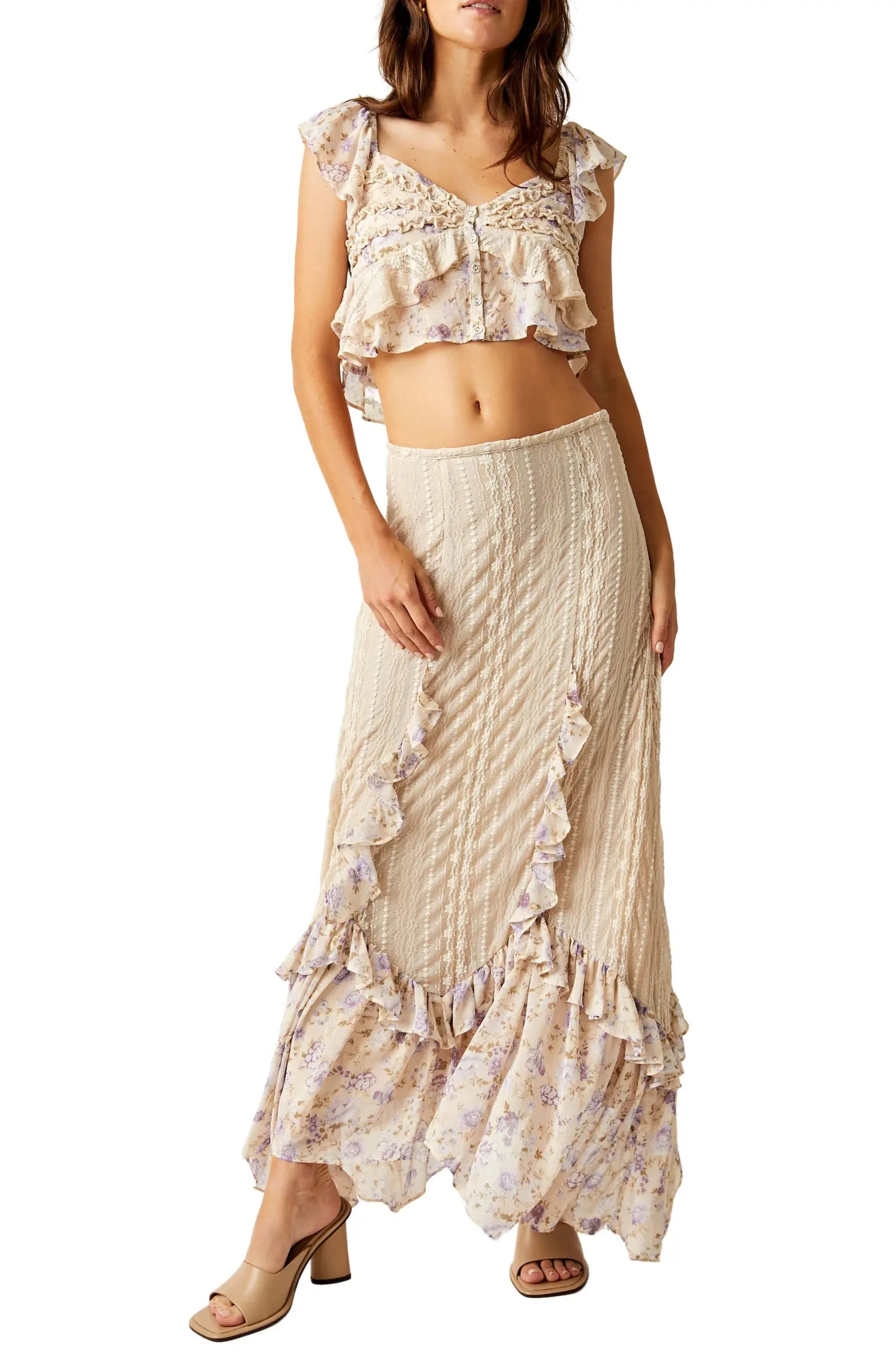 Free People Now & Then Top & Skirt Set | Nordstrom | Nordstrom