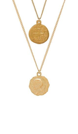 joolz by Martha Calvo Warrior Coin Set in Gold | Revolve Clothing (Global)