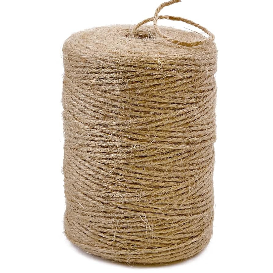 PerkHomy Natural Jute Twine 600 Feet Long Twine String for Crafts Gift Wrapping Packing Gardening... | Amazon (US)