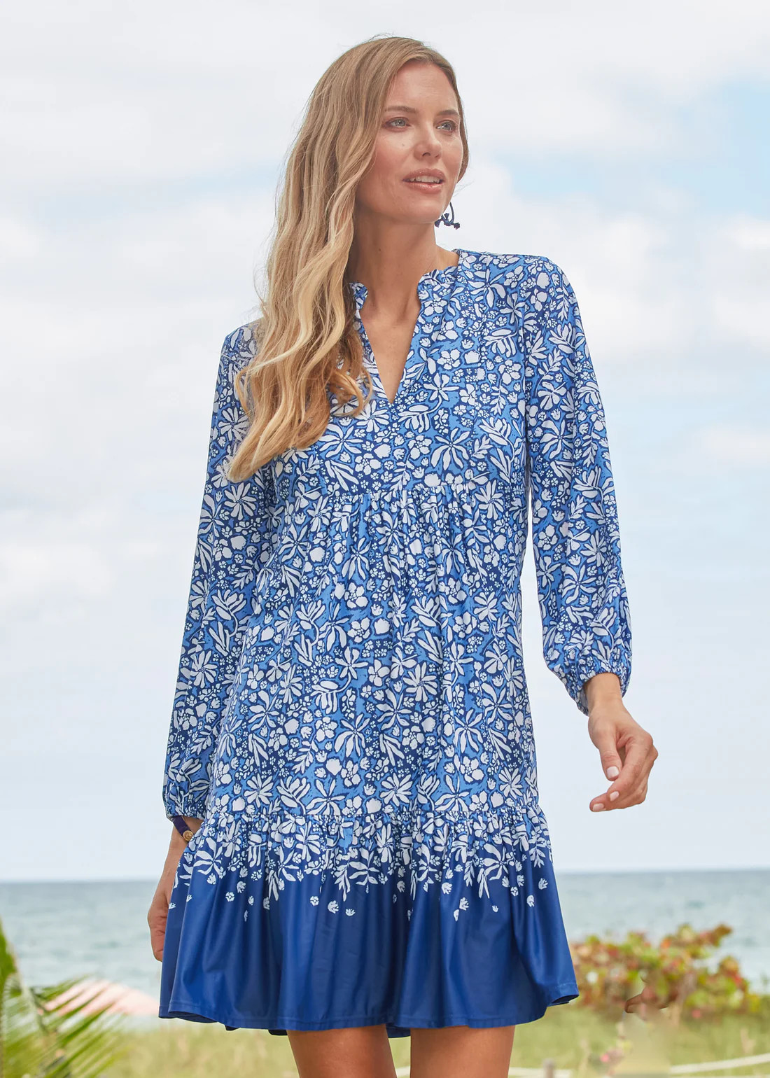 Seaside Floral Relaxed Dress | Cabana Life