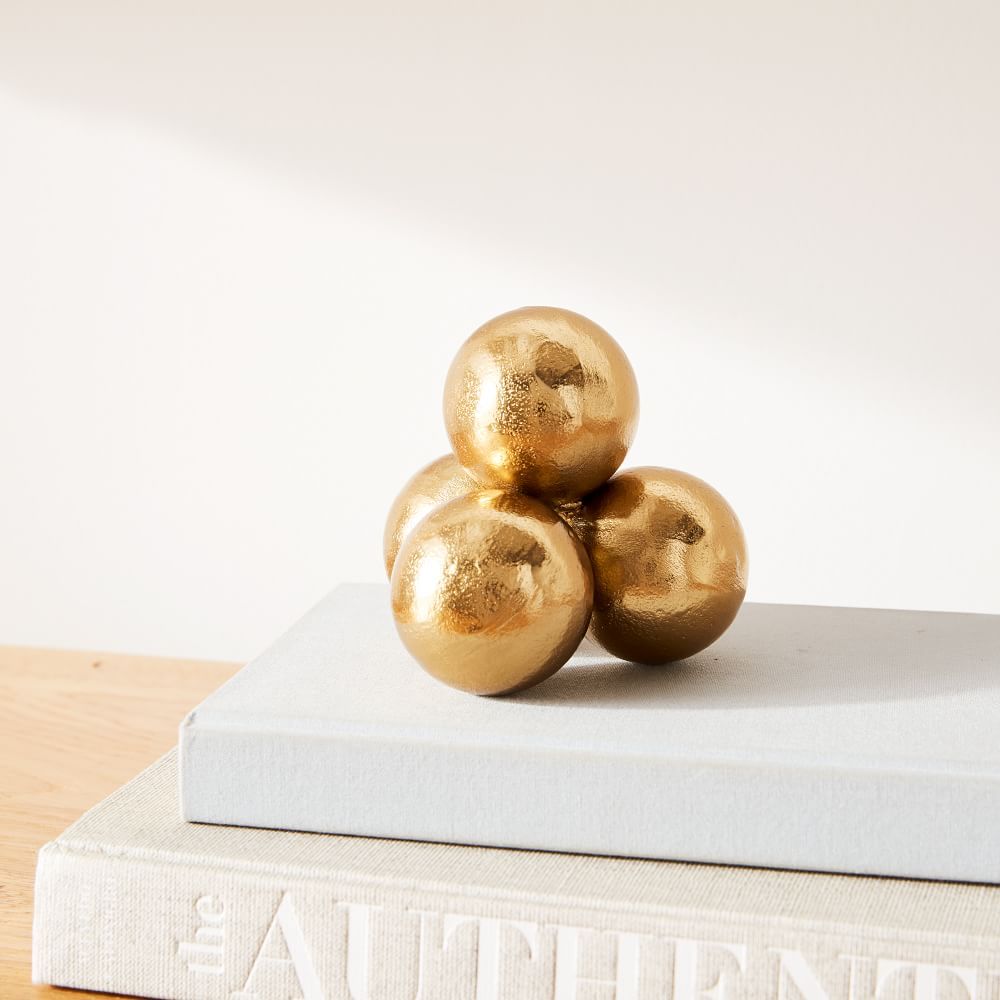 Stacked Metal Sphere Decorative Object | West Elm (US)