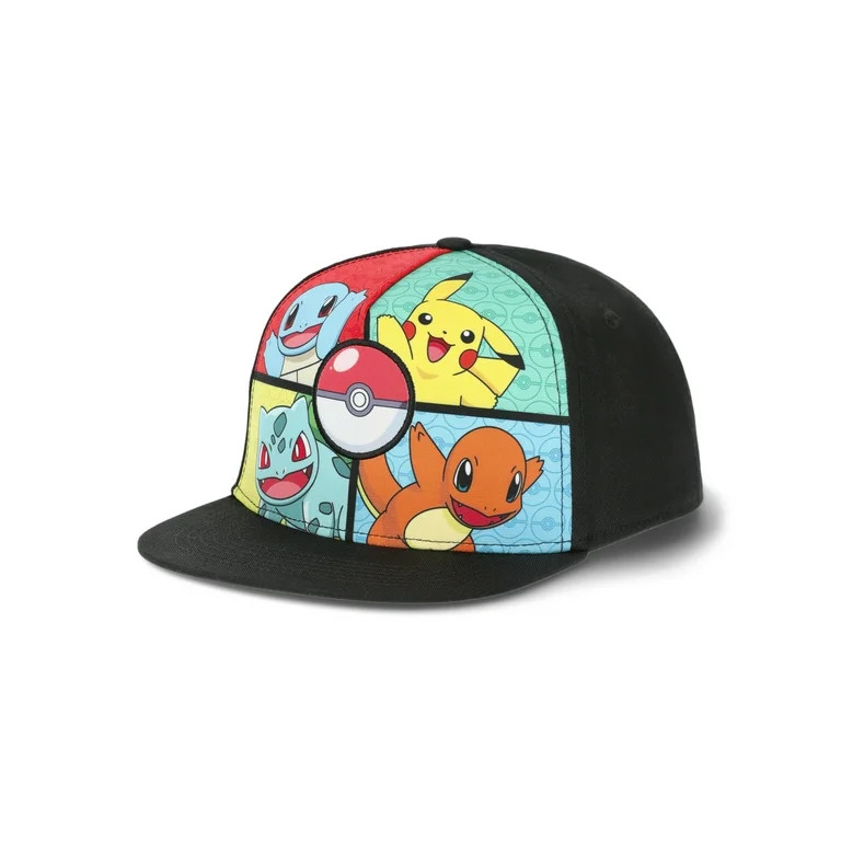 Pokemon Boys Character Snapback Hat, One Size Fits Most | Walmart (US)