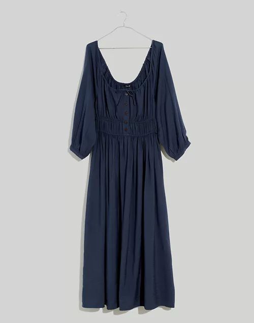 Twill Sophia Midi Dress | Madewell