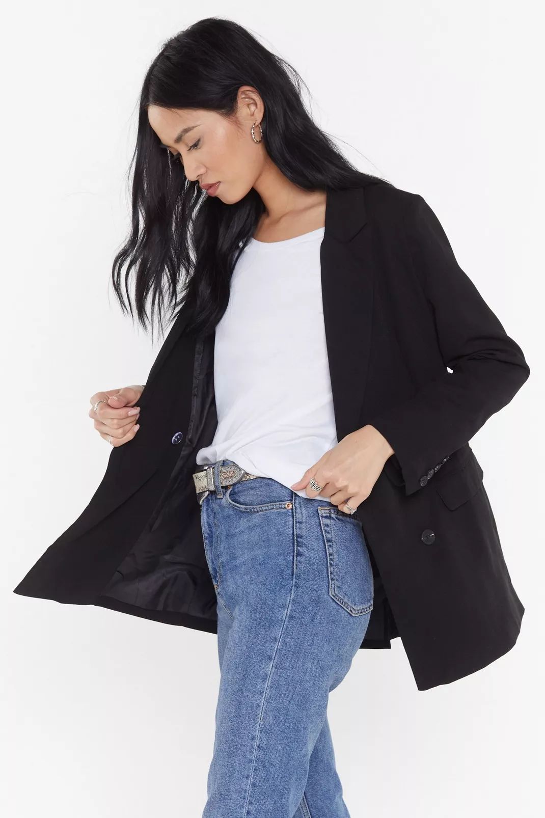 Make That a Double Breasted Relaxed Blazer | Nasty Gal (US)