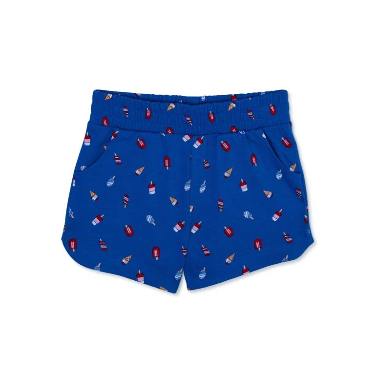 Wonder Nation Girls’ Jersey Dolphin Shorts, Sizes XS-XL & Plus | Walmart (US)