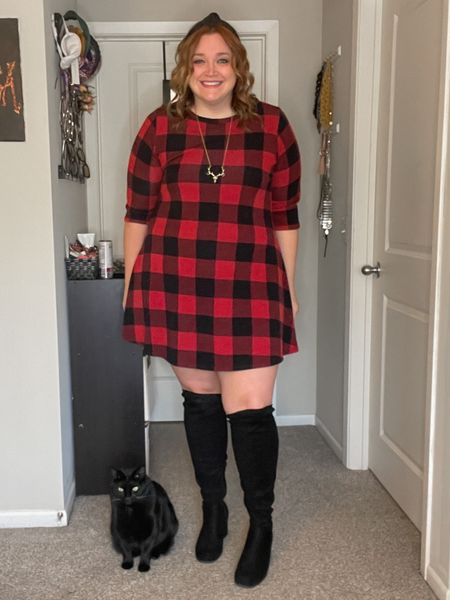 Who doesn’t love a buffalo plaid dress for the holidays! This is old from ModCloth (linking some from Poshmark) but also sharing some similars

#LTKplussize #LTKmidsize #LTKHoliday