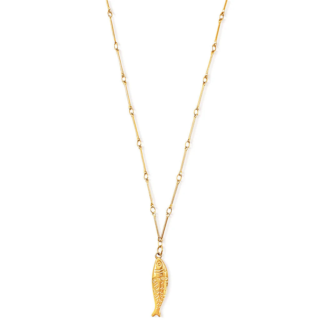 Adoni Fish Pendant Necklace | Ellie Vail Jewelry