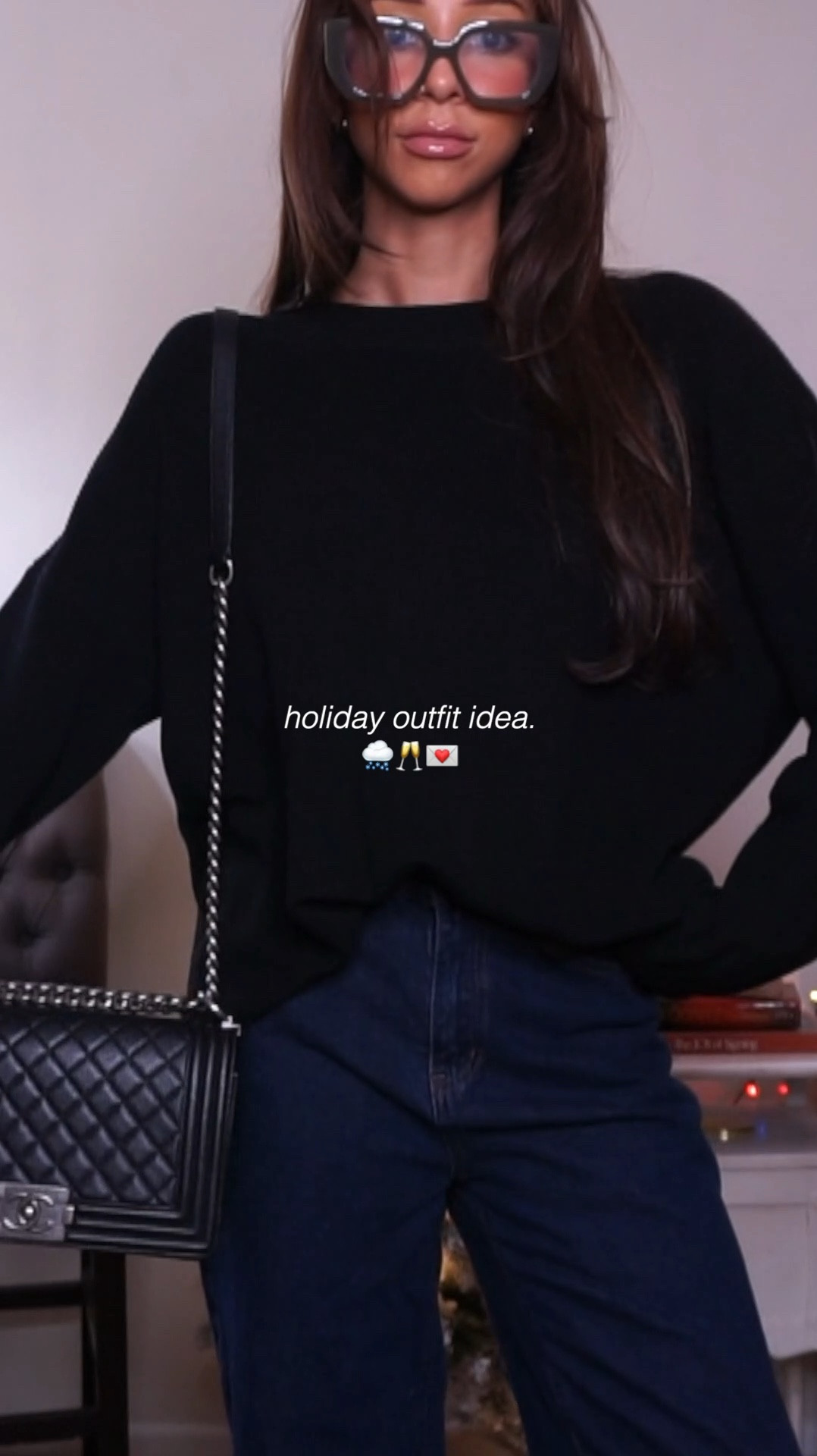 casual winter outfit idea 🌨️🥂💌 