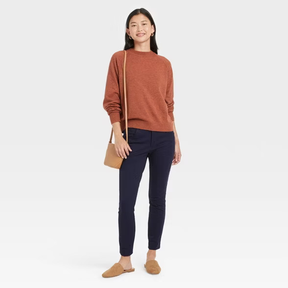 Women's Crewneck Light Weight Pullover Sweater - A New Day™ | Target