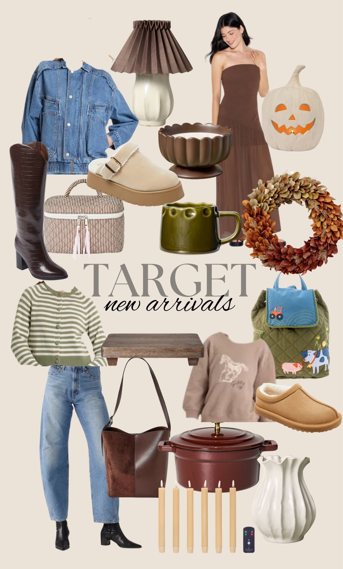 Target new arrivals! 

#targetfinds #targetnewarrivals #target dress #toddlerstyle #toddlerbackpacks #boots #denimjacket #tablelamp #mcgeeandco #hearthandhand #targethome #targethalloween #halloween #affordablefinds #cozyslippers #fallstyle #cardigan #barreljeans #fallcandles #falldecor #fallhomefinds #kitchenfinds #kitchendecor 

#LTKHome #LTKStyleTip #LTKFamily