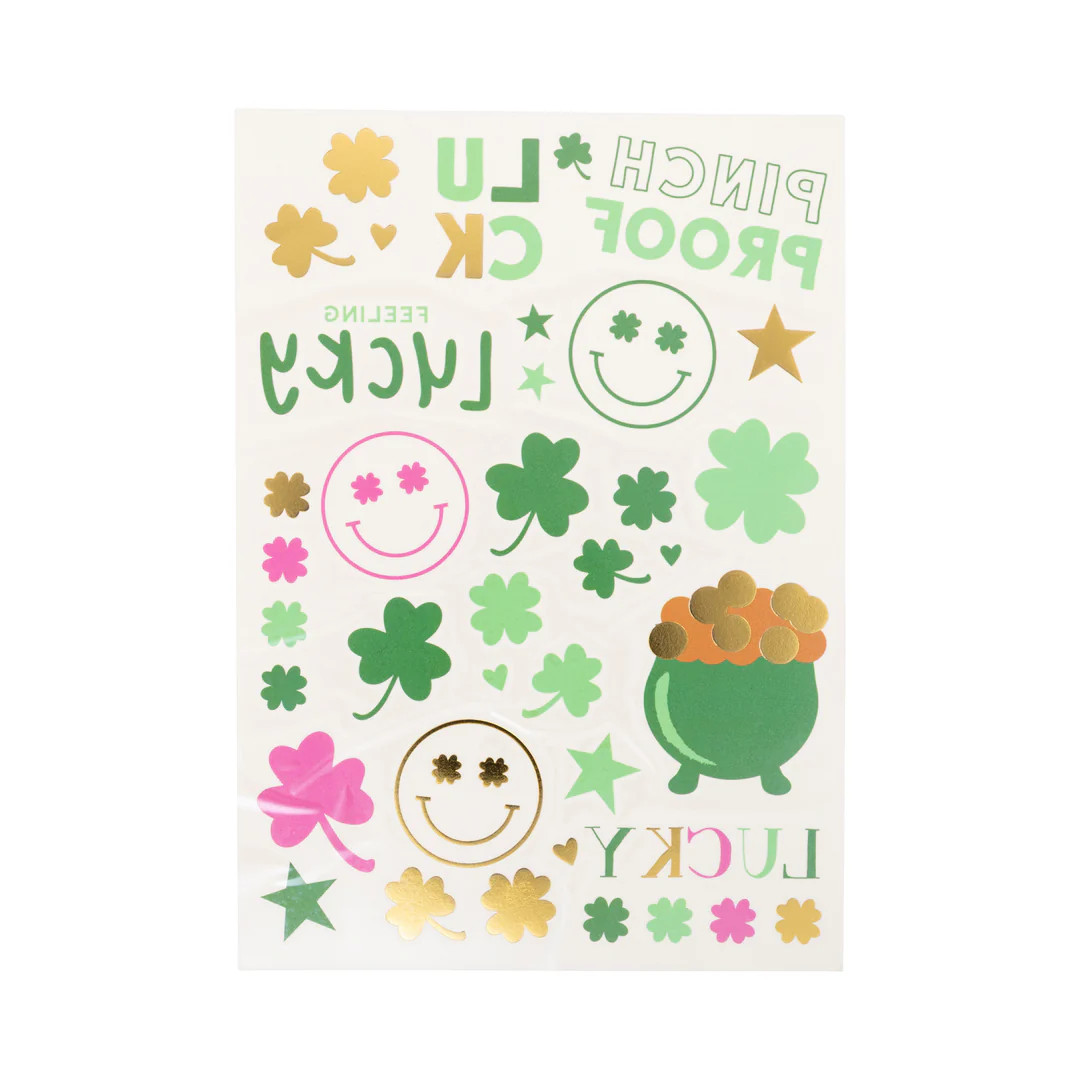 St Patrick's Day Temporary Tattoos | My Mind's Eye
