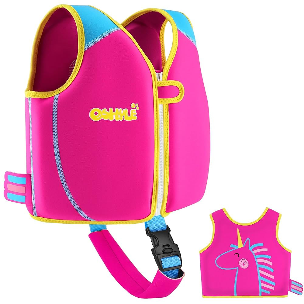 Premium Neoprene Swim Vest for Kids - with Adjustable Safety Straps Age 1-9,Ideal Buoyancy Swim A... | Amazon (US)