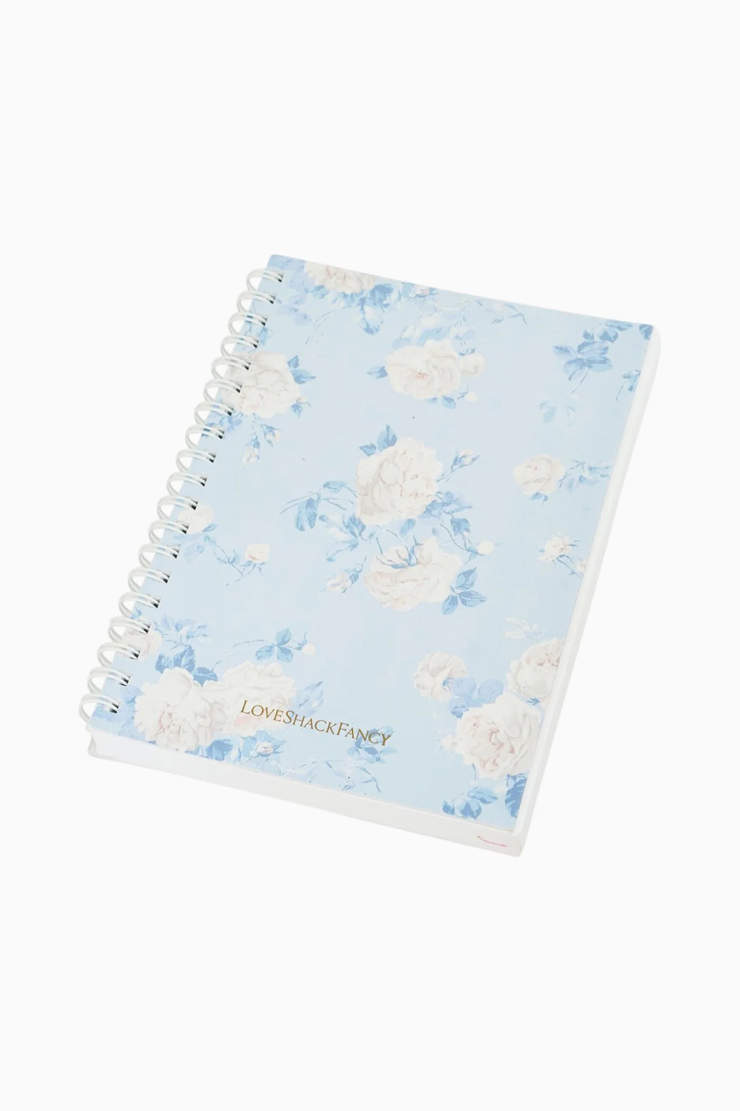 Whisper Blue Spiral Notebook | LoveShackFancy