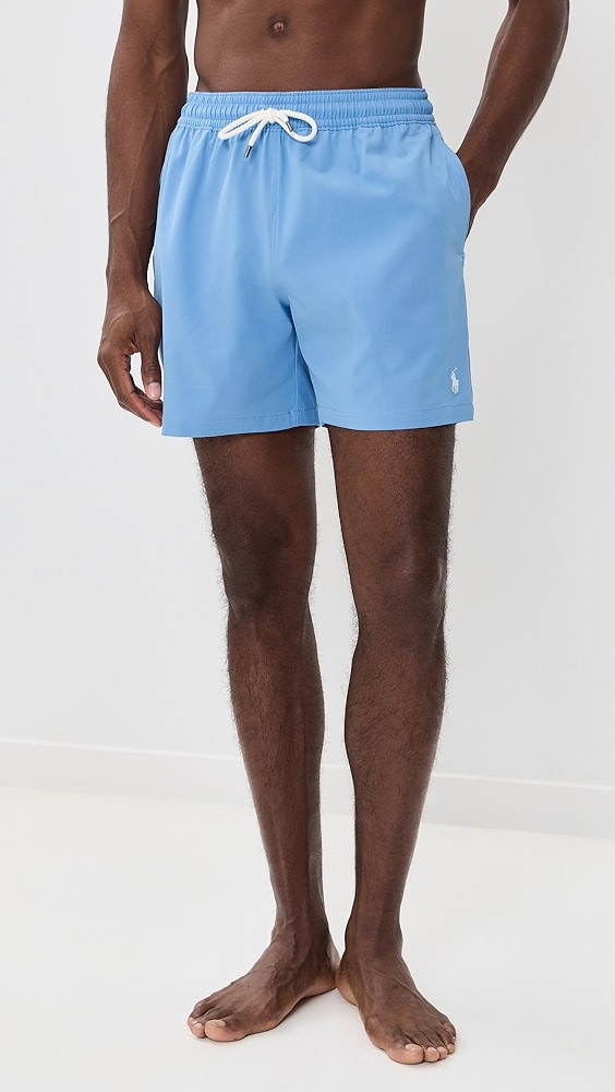 Traveler Solid Swim Trunks 5.5" | Shopbop