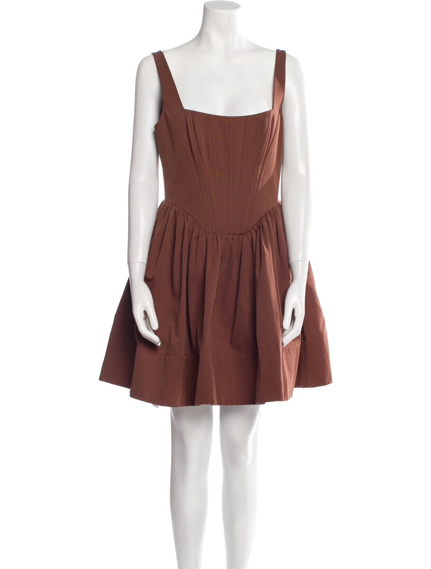 Square Neckline Mini Dress w/ Tags | The RealReal