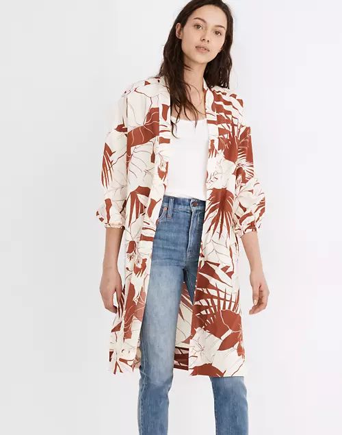 Robe Jacket in Tropical Vacation | Madewell