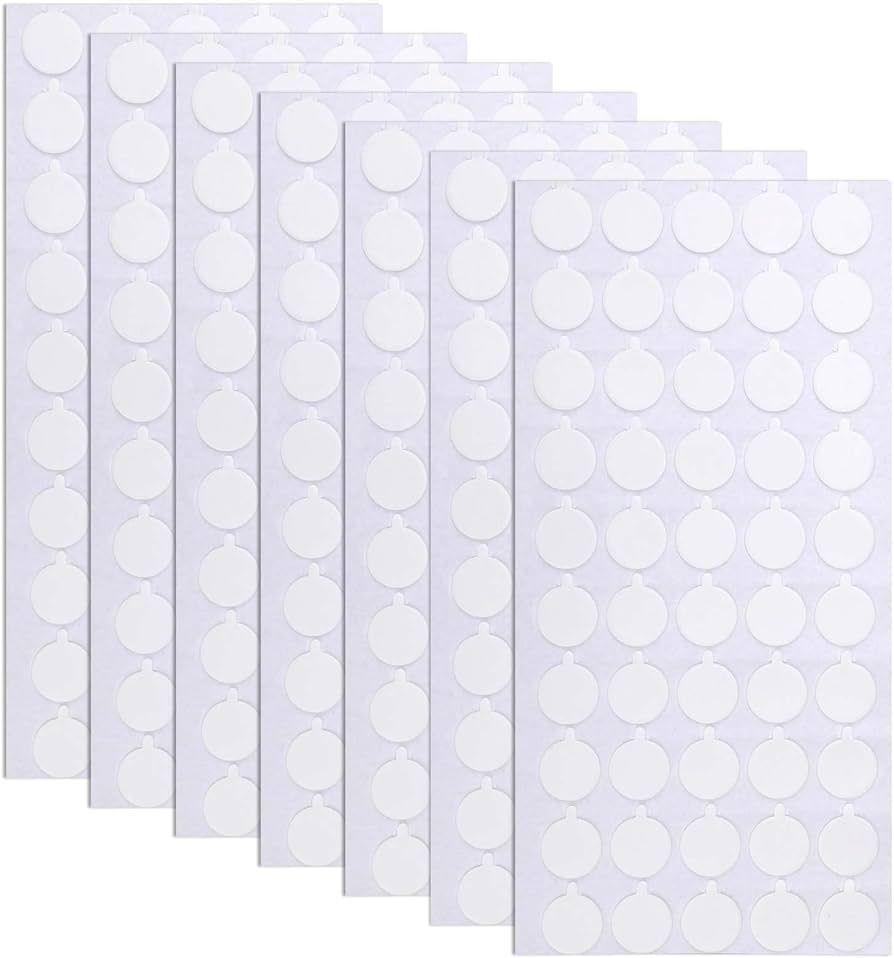 BUSOHA 350 PCS Double Sided Adhesive Dots, Clear Removable Sticky Adhesive Putty,Round Sticky Tac... | Amazon (US)