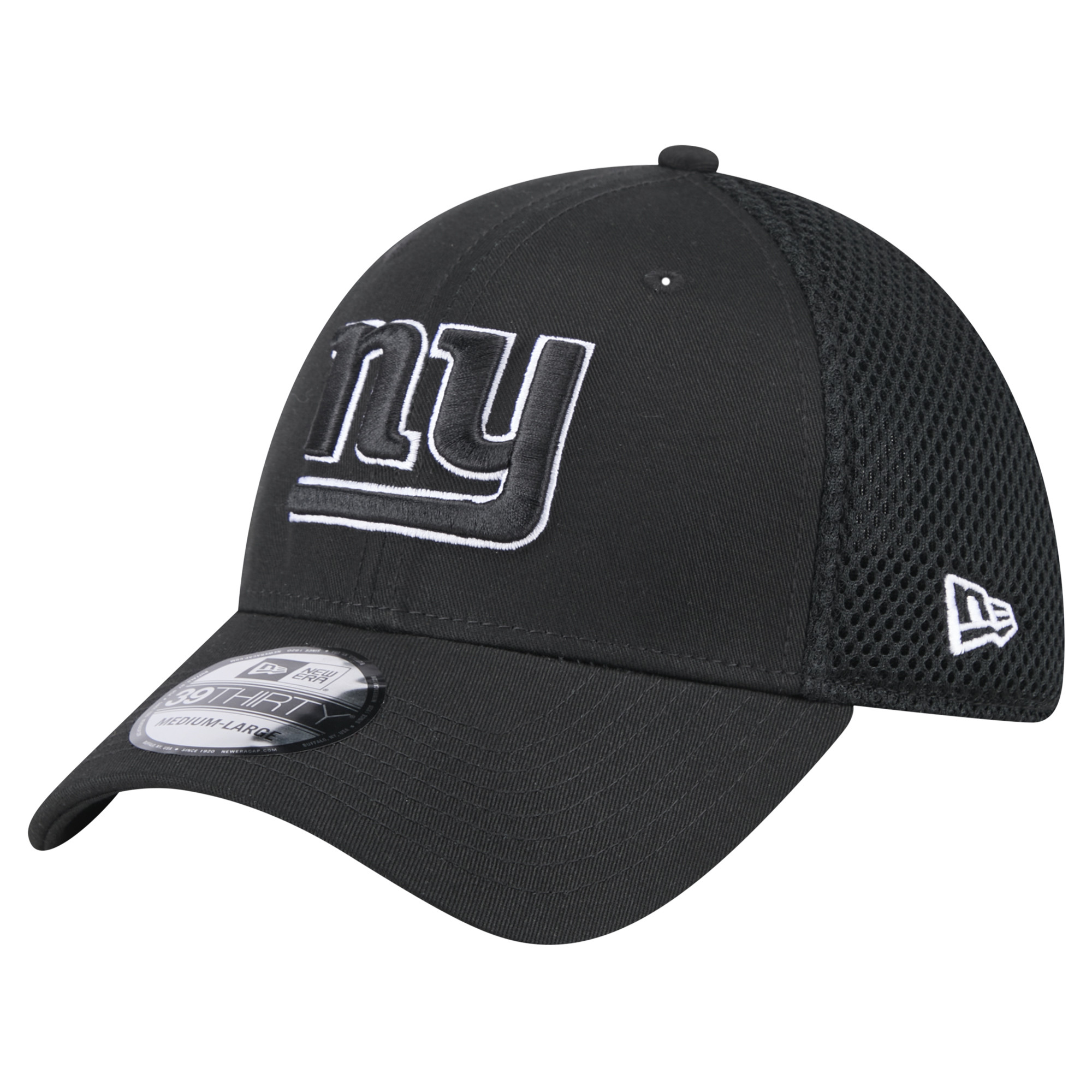 Men's New Era Black New York Giants Main Neo 39THIRTY Flex Hat | Fanatics