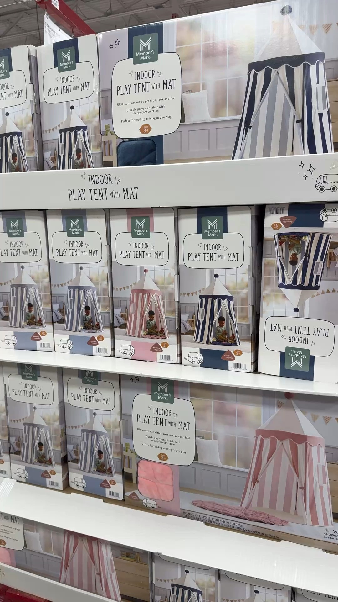 New at Sam’s Club 💫 @Sam’s Club 

These Member’s Mark pop up tents are only $49.98 and come in the cutest pink, blue, and gray options. They even include a soft mat and are recommended for ages 3+.

My daughter turns 3 soon, so I’m already gathering a few special things for her birthday morning. This was an instant add to cart 🥹

Link in bio #SamsClubFinds #SamsClub #MembersMark #ToddlerGiftIdeas #GiftIdeasForKids
