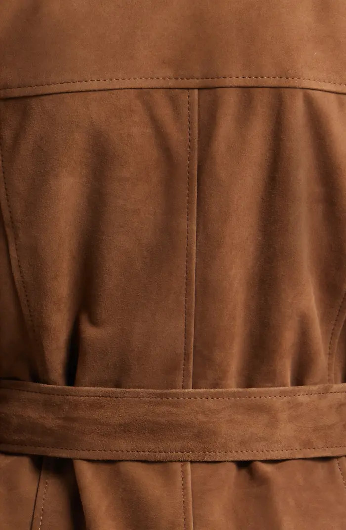 Belted Suede Coat | Nordstrom
