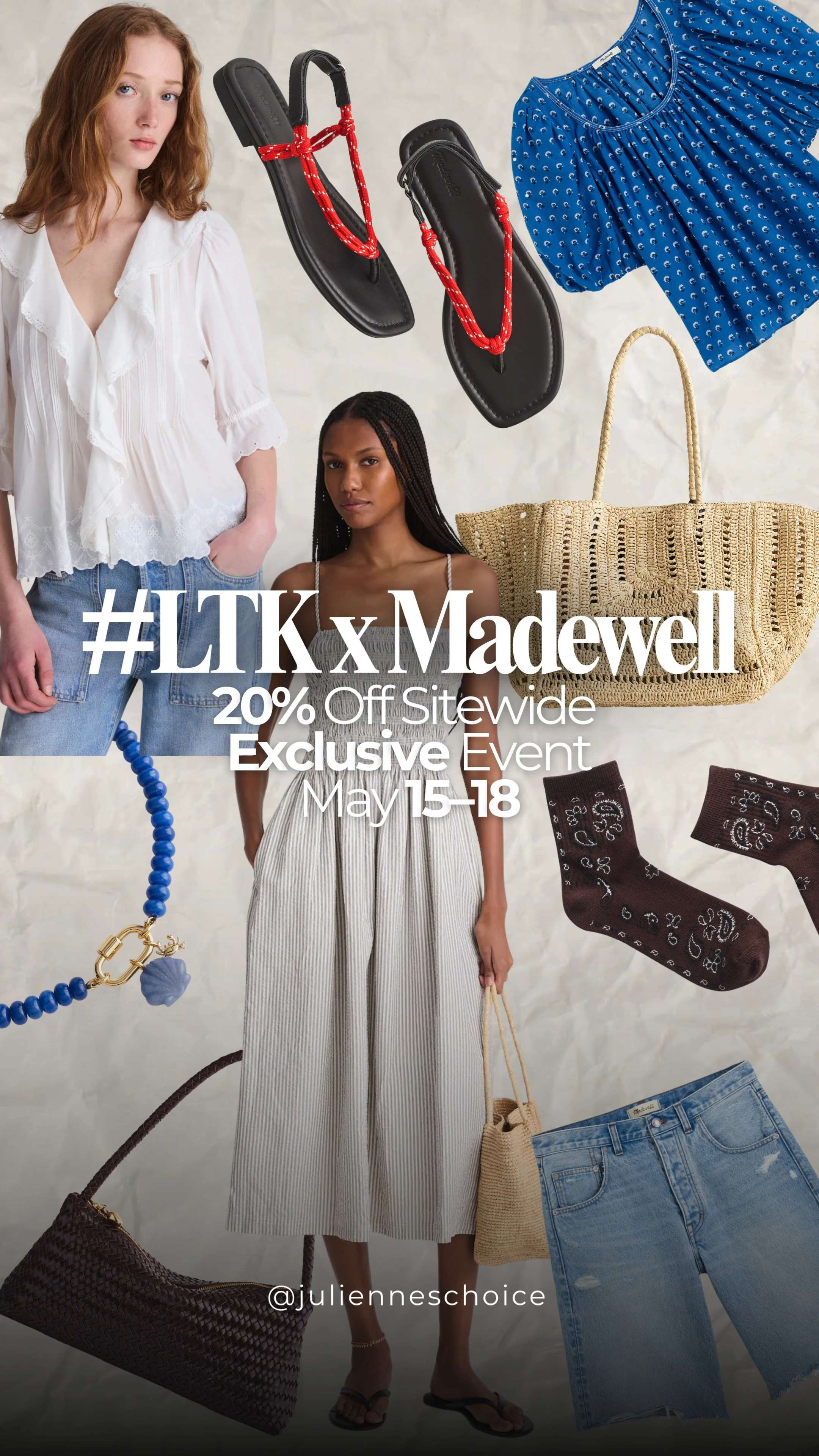 #LTKxMadewell
Starts May 15

Your Summer Wardrobe
20% Off

Relaxed denim, linen shirts, woven bags, jelly sandals, effortless dresses, and elevated basics that make simple outfits look expensive.✨julienneschoice

#Madewell #SummerStyle #CapsuleWardrobe  #MinimalStyle #EffortlessStyle #EverydayChic
 

 #LTKxMadewell #LTKootd #LTKSeasonal
