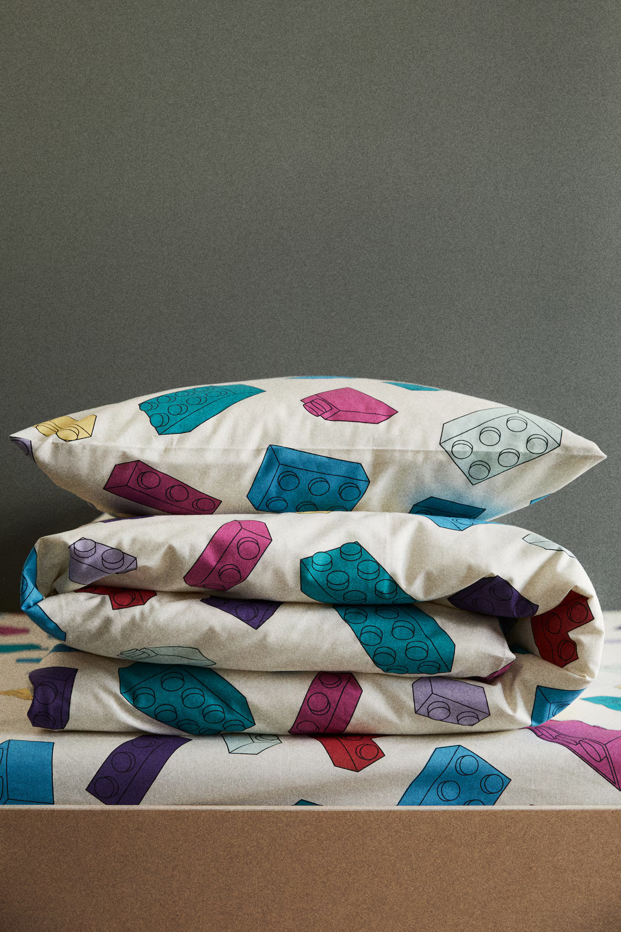 Patterned Cotton Duvet Cover Set | H&M (US + CA)