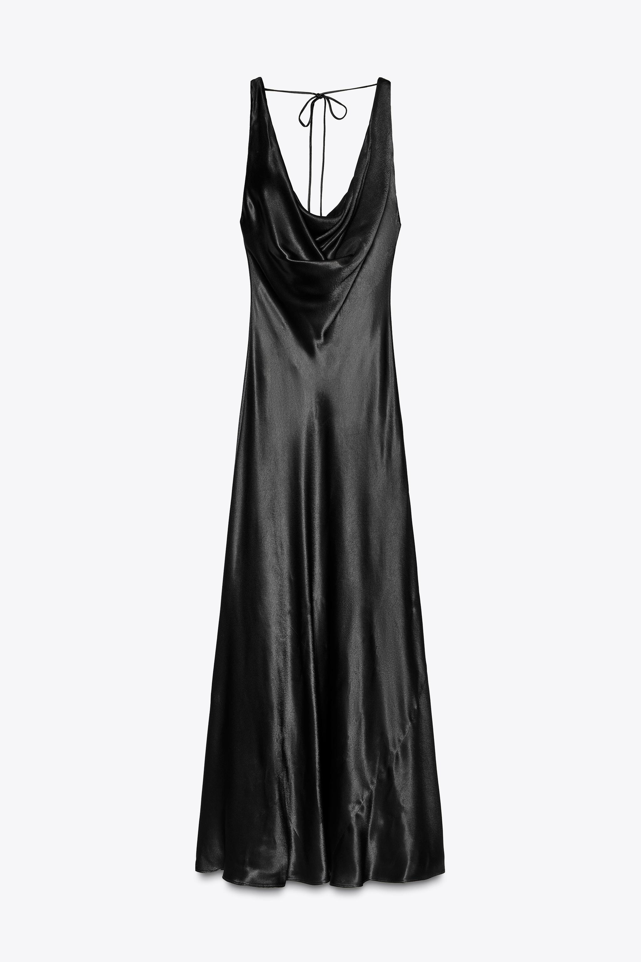 ZW COLLECTION LONG SATIN DRESS | Zara UK