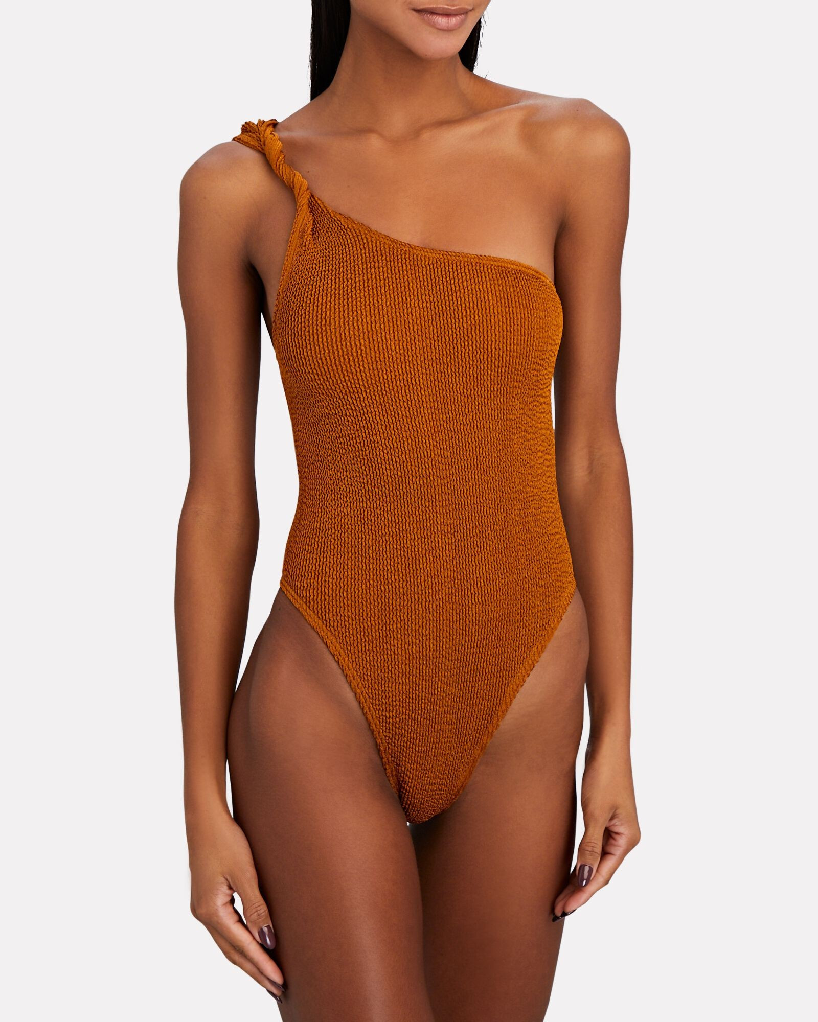 x Kate Bock Oscar One-Shoulder One-Piece Swimsuit | INTERMIX