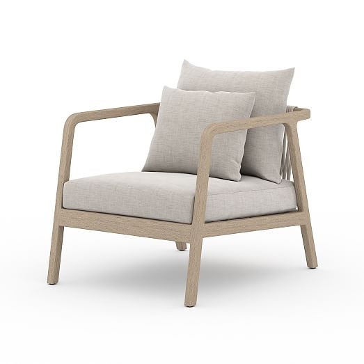 Rope & Wood Outdoor Chair | West Elm (US)