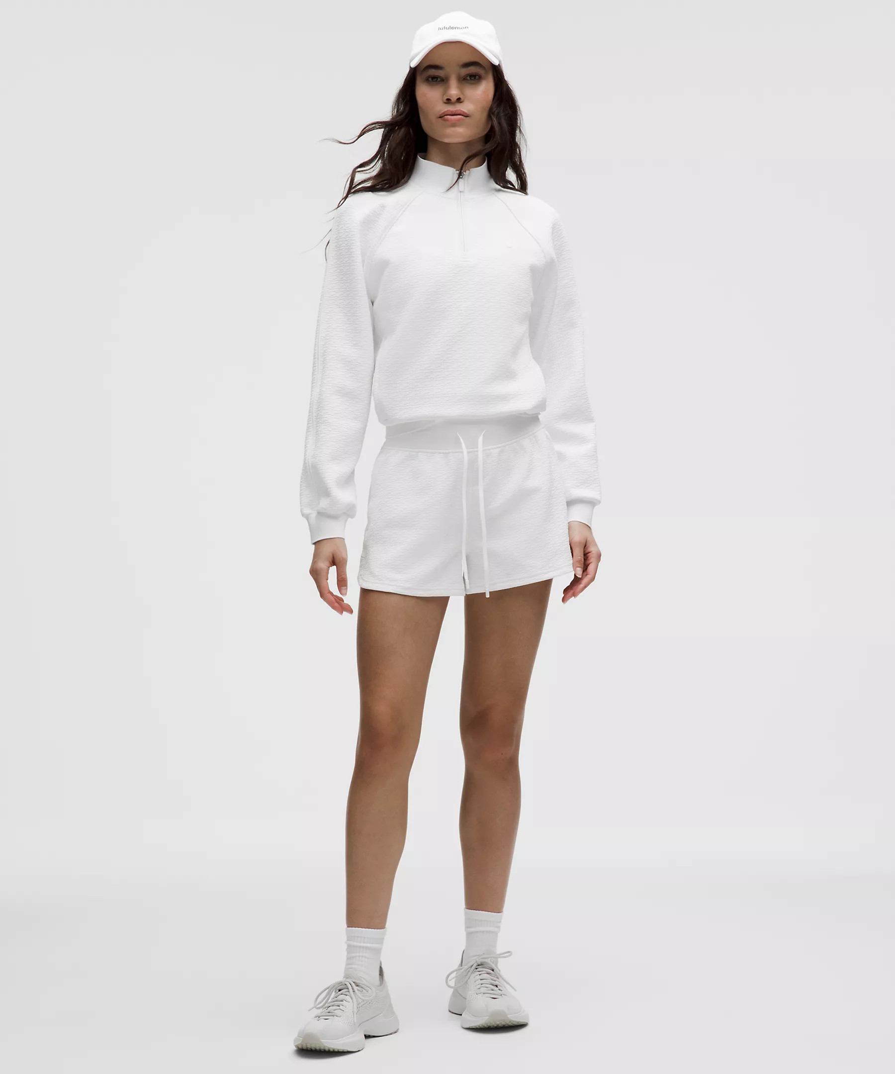 Textured Classic-Fit High-Rise Short 3" | Lululemon (US)