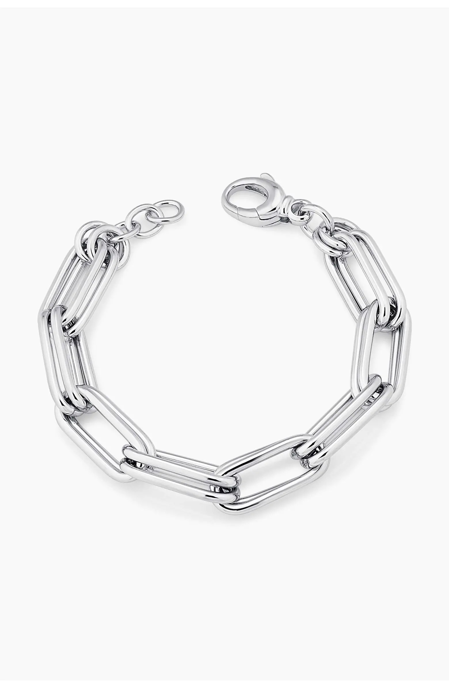 Double It Paperclip Bracelet in Sterling Silver | Nordstrom