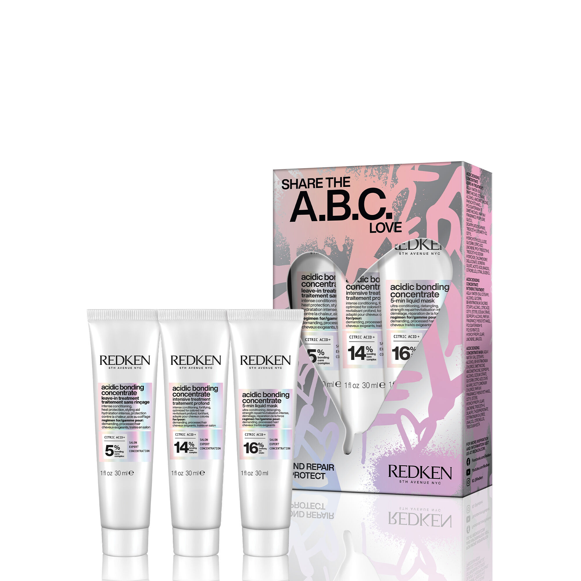 Acidic Bonding Concentrate Mini Trio Holiday Gift Set | Redken | Redken