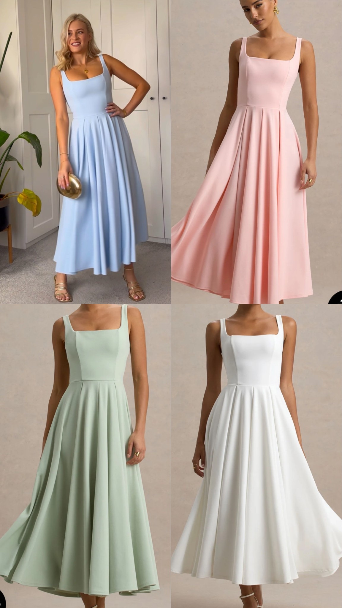 Beautiful wedding guest dress - I wear an 8! Love the white for a bride to be xxx #weddingguest #weddingguestdress