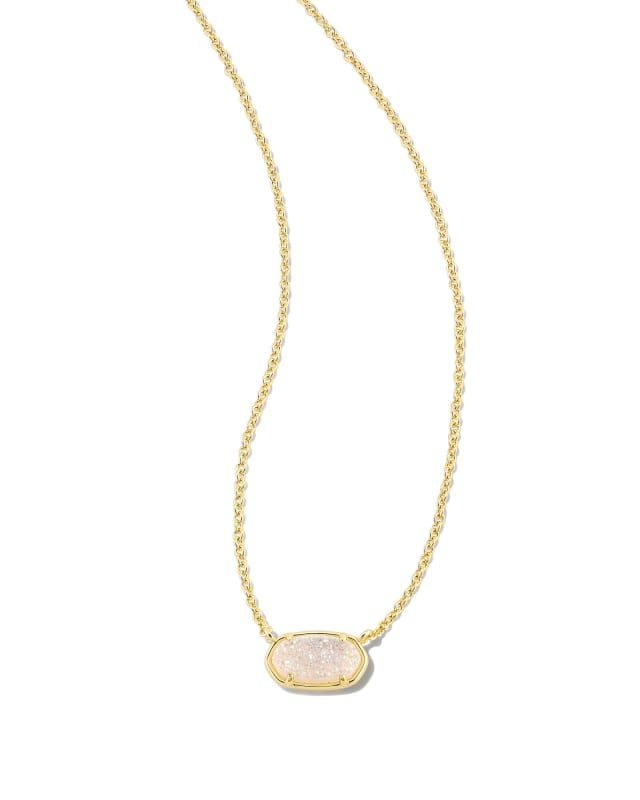Grayson Gold Pendant Necklace in Iridescent Drusy | Kendra Scott | Kendra Scott