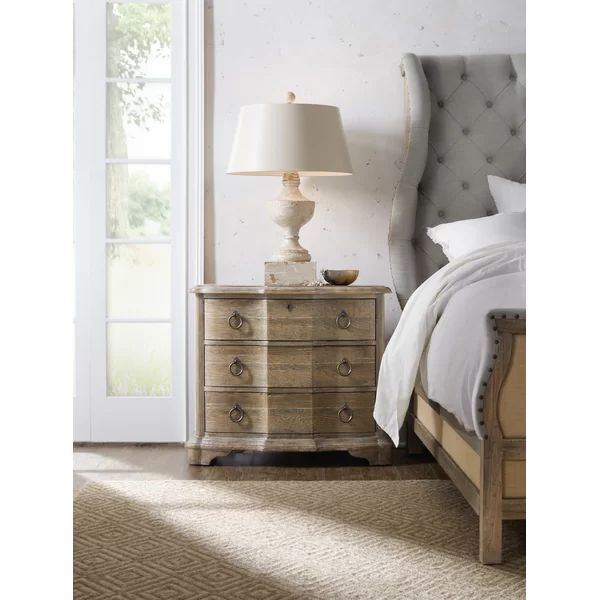 Levingston Bastogne 3 Drawer Nightstand | Wayfair North America