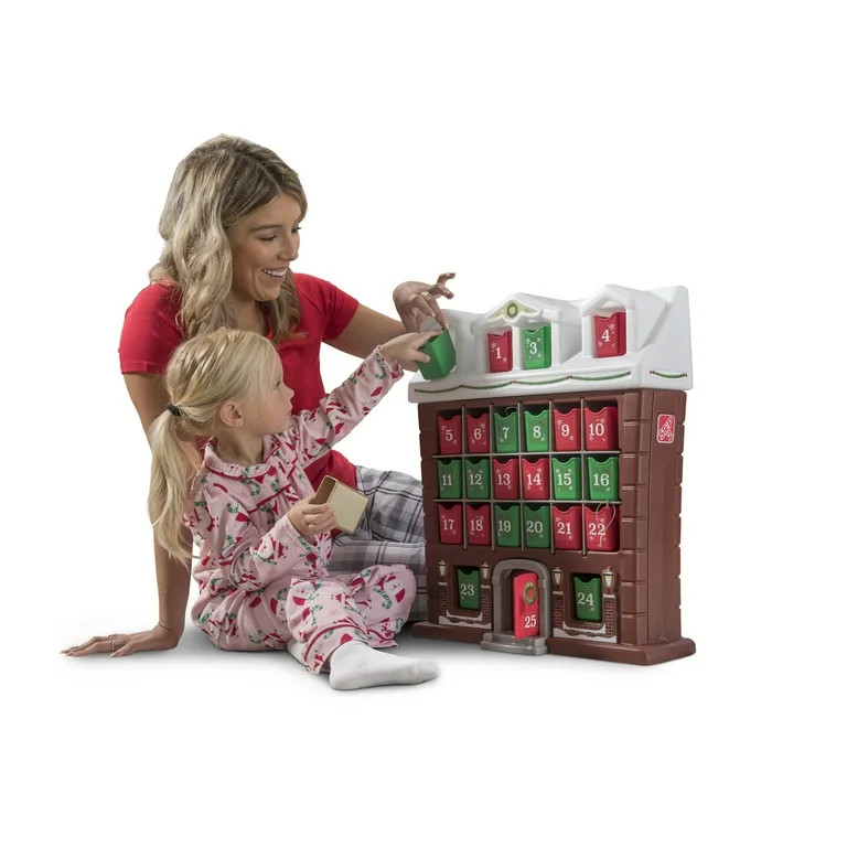 Step2 My First Advent Month Calendar Snowy Holiday Cottage w/ Individual Bins | Walmart (US)