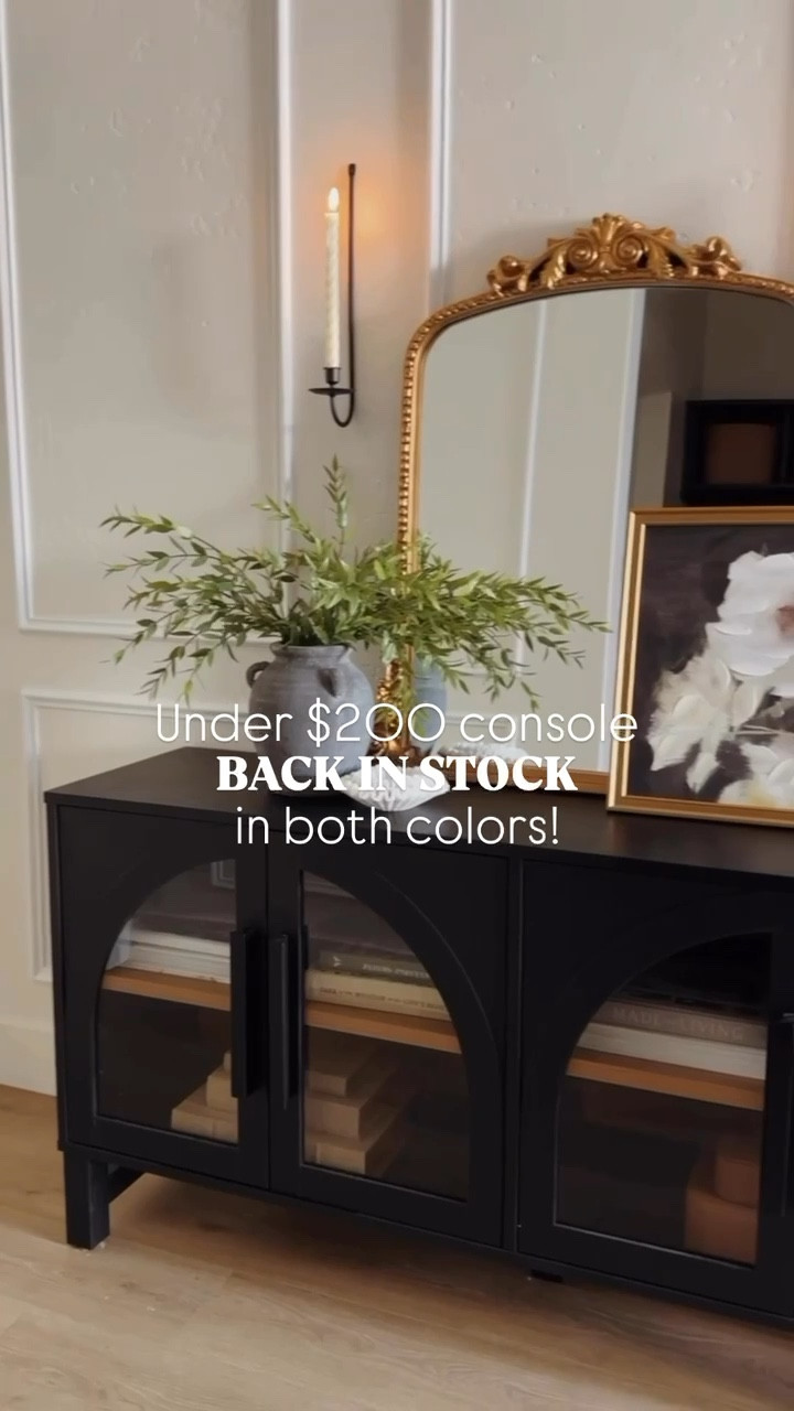 A favorite console that is ALWAYS out of stock is back in stock today in both colors! Still can't believe this sideboard is under $200!

#LTKSeasonal #LTKFamily #LTKHome