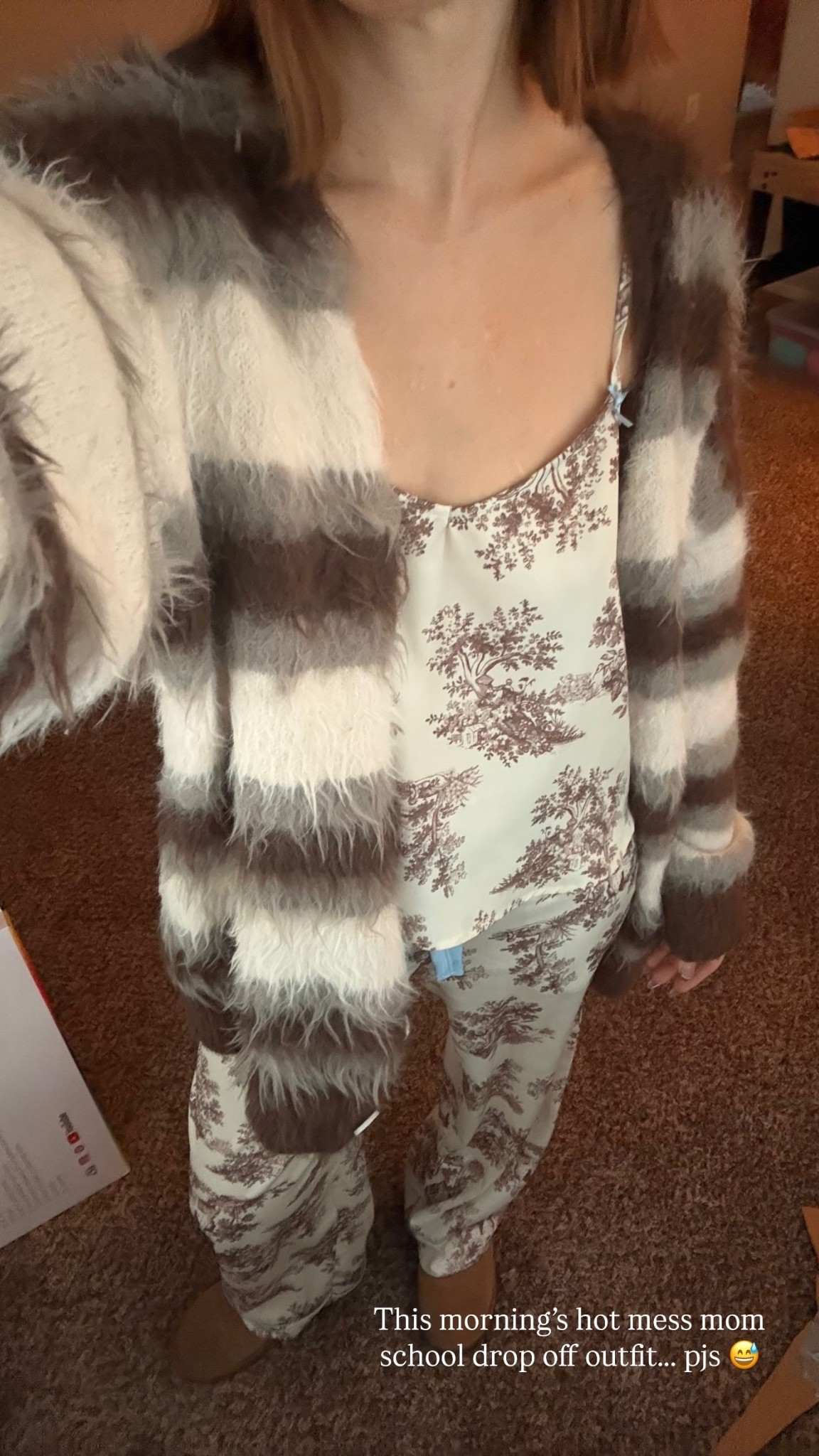 This morning’s hot mess mom school drop off outfit….. pjs 😅

Pjs ate a dude medium from tj maxx but they were final Clearance and can’t link them but found familiar!

#LTKmomlife #LTKootd #LTKPetite