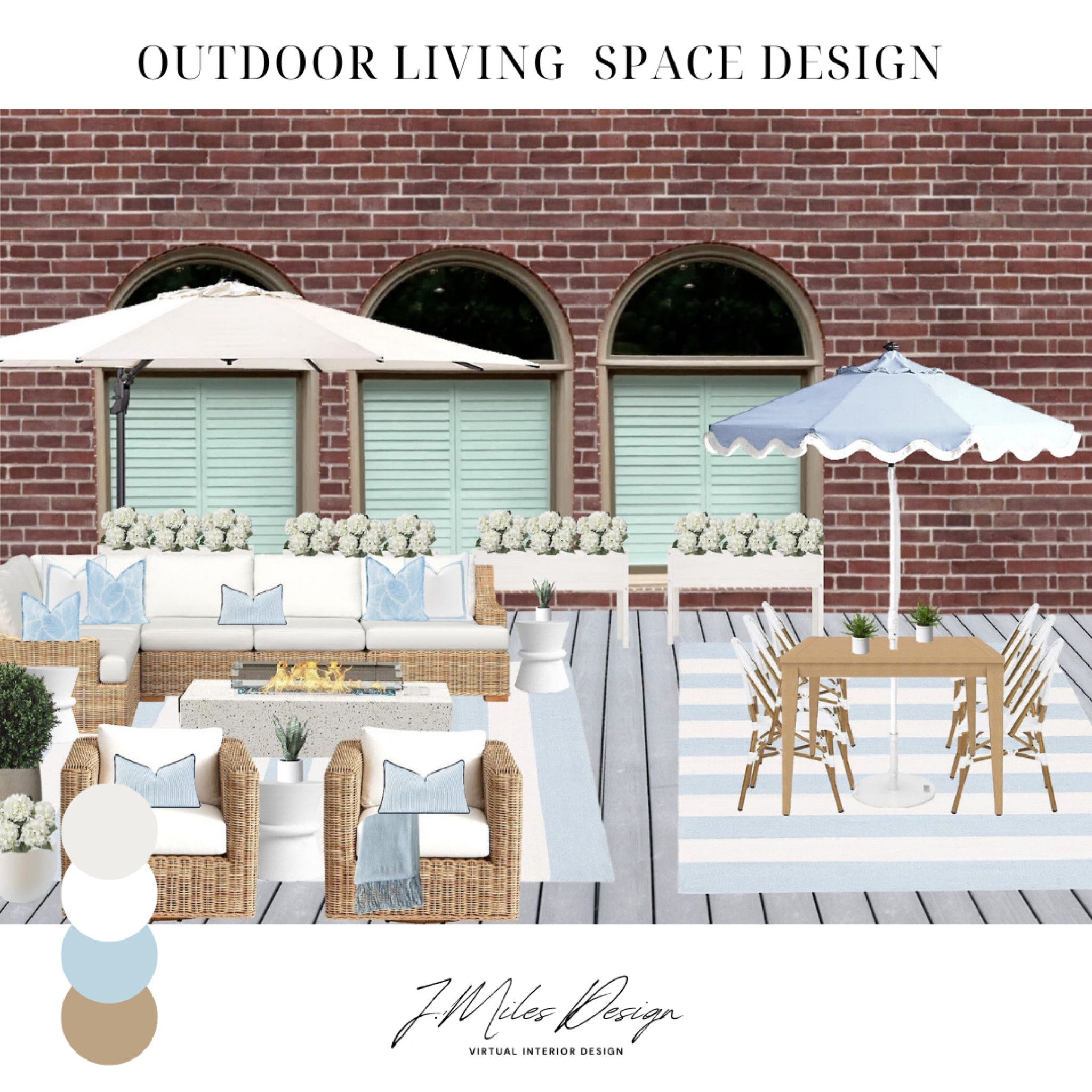 Outdoor living space design 

#LTKHome #LTKSeasonal #LTKStyleTip
