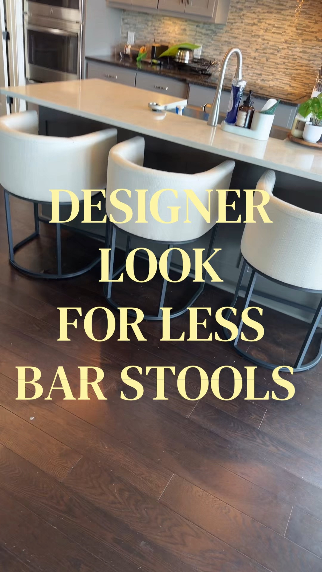 Designer look for less bar counter stools